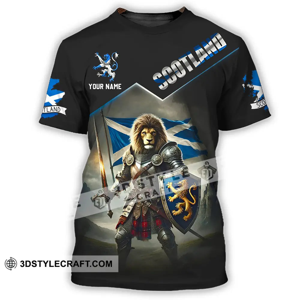 Unisex Shirt - Custom Text Scotland T-Shirt / S T-Shirt
