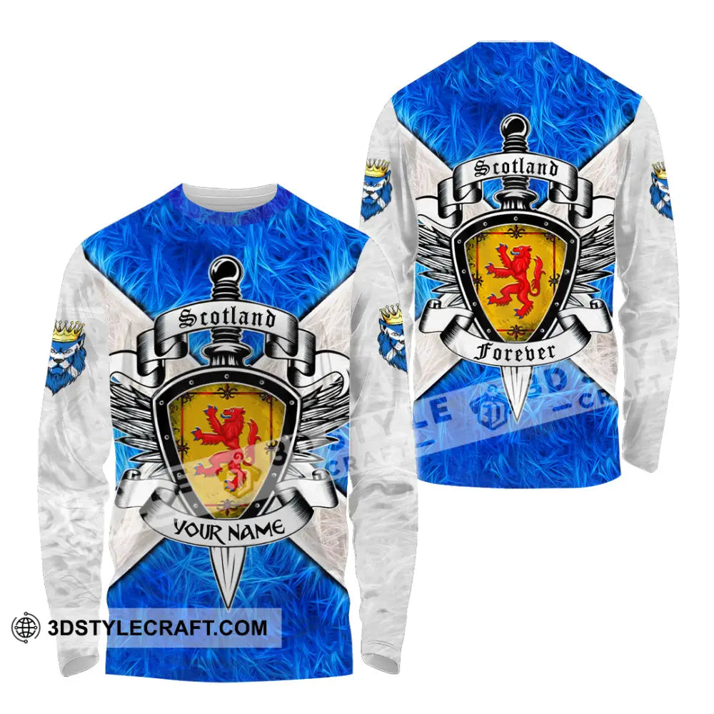 Unisex Shirt - Custom Text Shirt Scottish Shirt Long Sleeve Shirt / S T-shirt