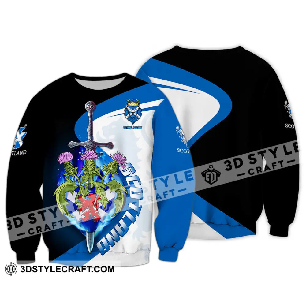 Unisex Shirt - Custom Text Shirt Scottish Shirt Long Sleeve / S T-shirt