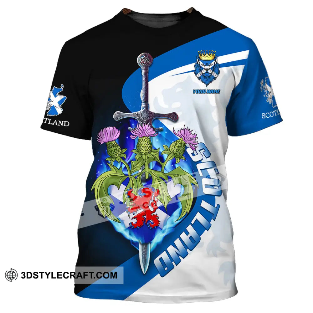 Unisex Shirt - Custom Text Shirt Scottish Shirt T-Shirt / S T-shirt