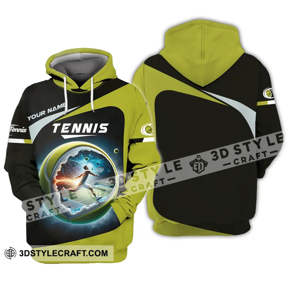 Unisex Shirt - Custom Text Shirt Tennis Shirt Hoodie / S T-shirt