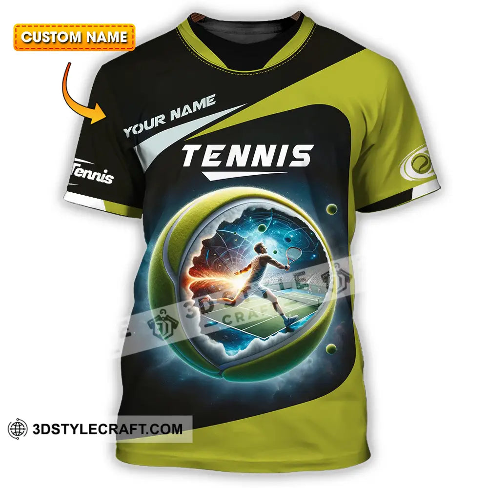 Unisex Shirt - Custom Text Shirt Tennis Shirt T-shirt