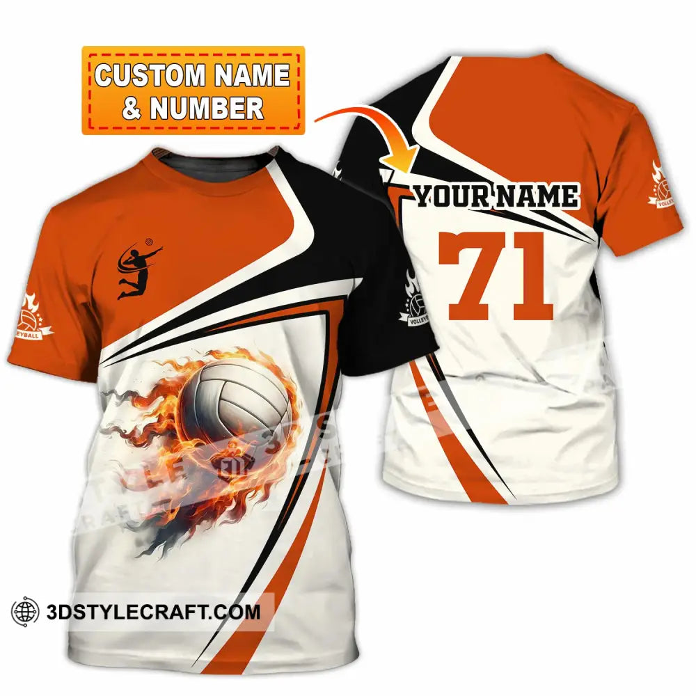 Unisex Shirt - Custom Text Volleyball T-Shirt