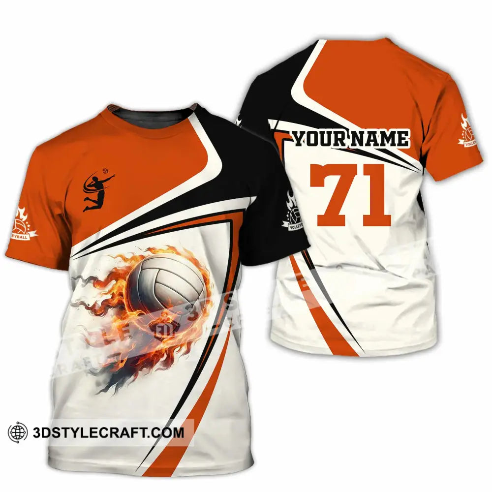 Unisex Shirt - Custom Text Volleyball T-Shirt / S T-Shirt