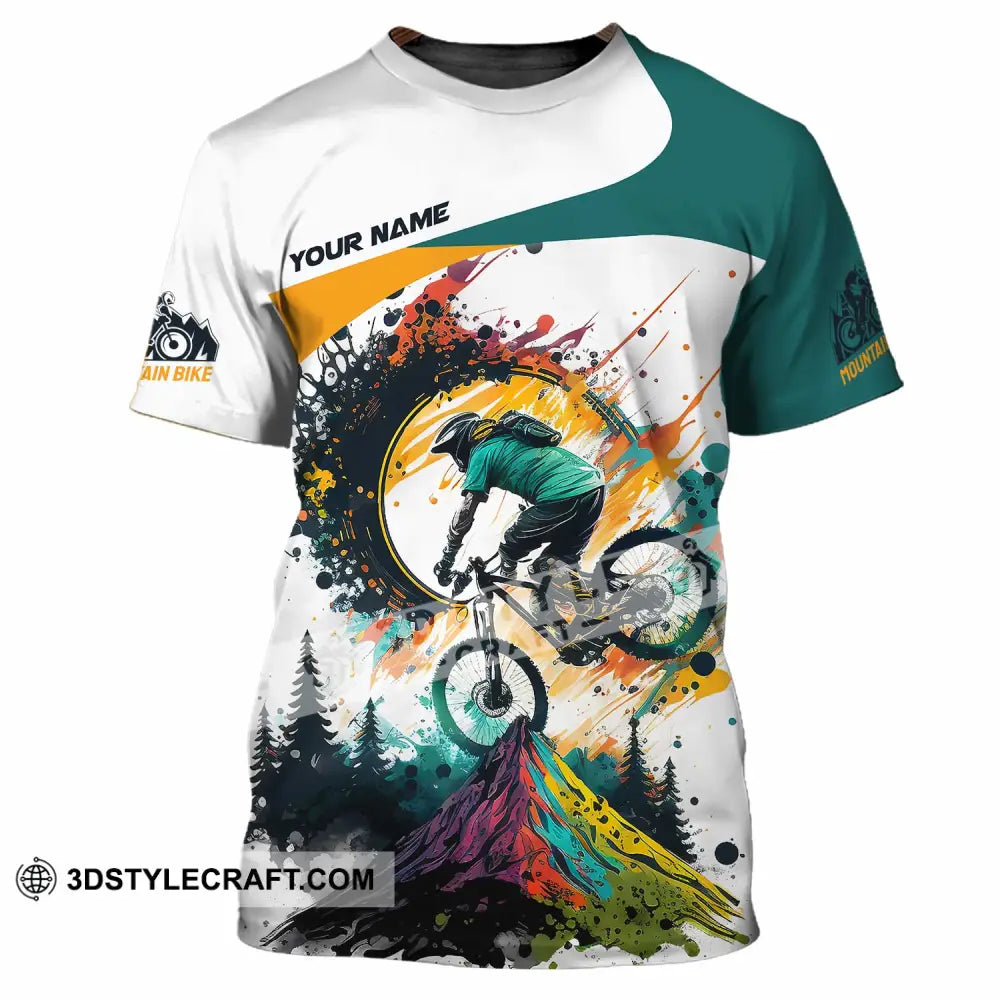 Unisex Shirt - Custom The Mountain Bike Shirt T-Shirt / S T-shirt