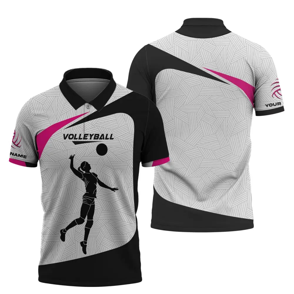 Unisex Shirt Custom Volleyball Hoodie Team T-Shirt Gift For Players Polo / S