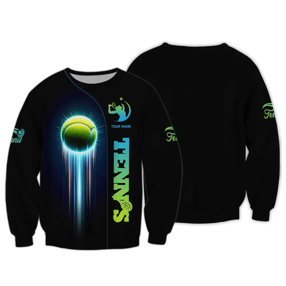 Unisex Shirt Tennis Lover T-Shirt Gift Player Apparel Long Sleeve / S
