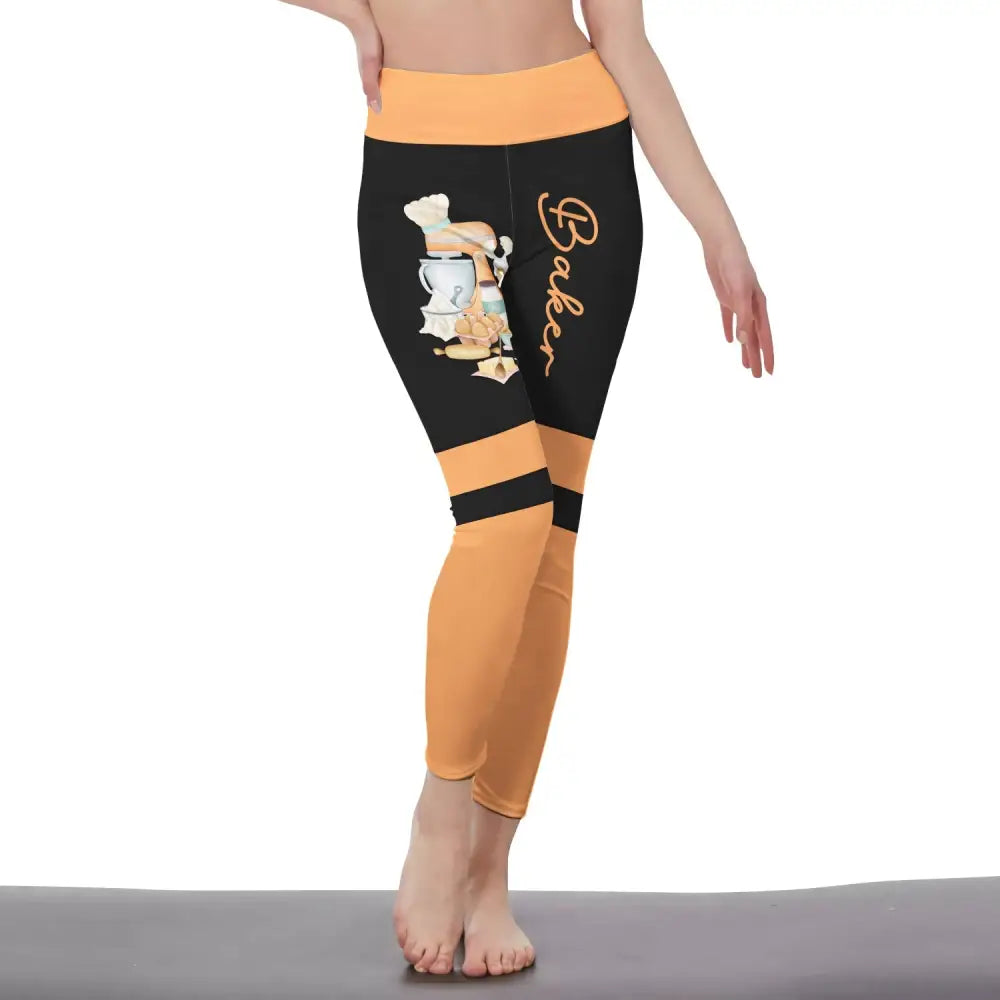 Women Clothing Baker Sportwear Baking Gifts Legging Pants For S