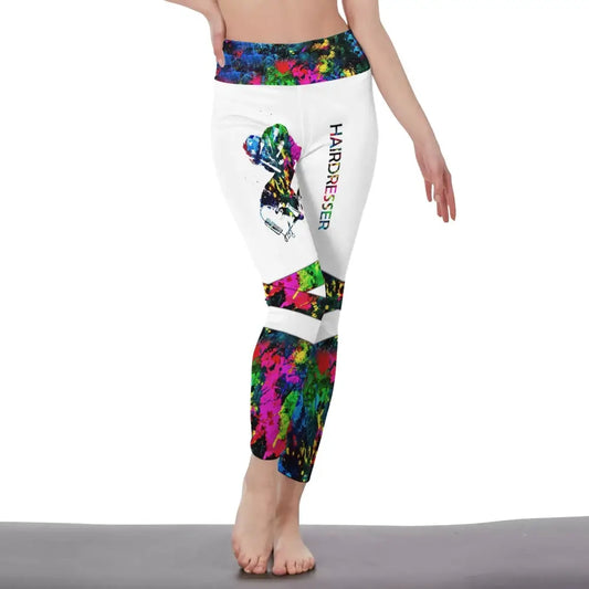 Women Clothing Hairdresser Legging Sportwear Pants For S