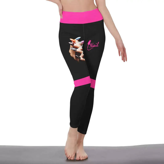 Women Clothing Nail Tech Sportwear Legging Pants For S