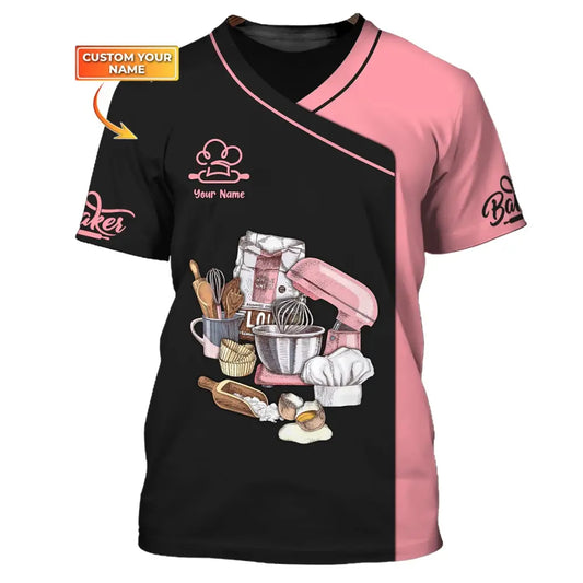 Women Shirt Baking Lover Baker Hoodie Sportwear T-Shirt / S