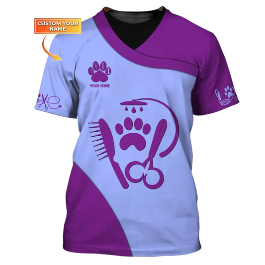 Women Shirt Groomer Life Hoodie Sportwear T-Shirt / S