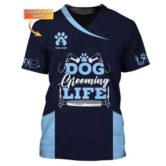 Women Shirt Groomer Life Hoodie Sportwear T-Shirt / S