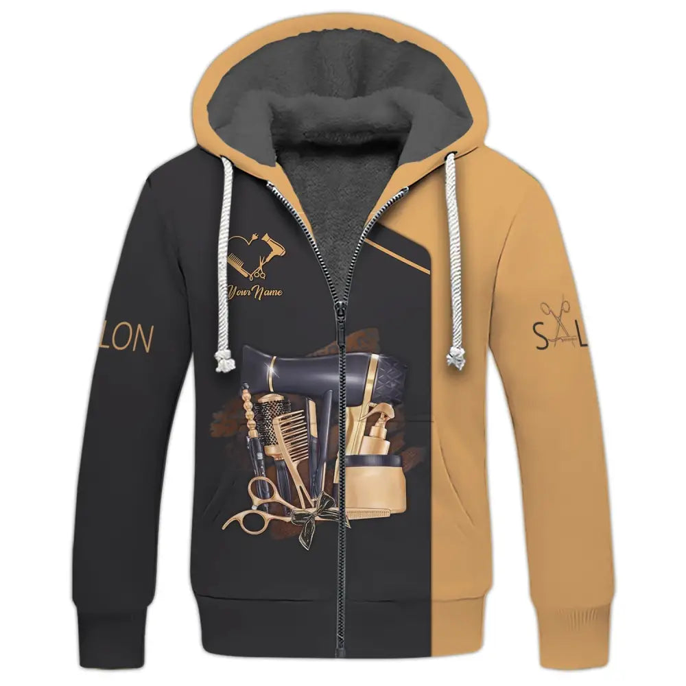 Women Shirt Hair Stylist Hairdresser Hoodie Sportwear T-Shirt