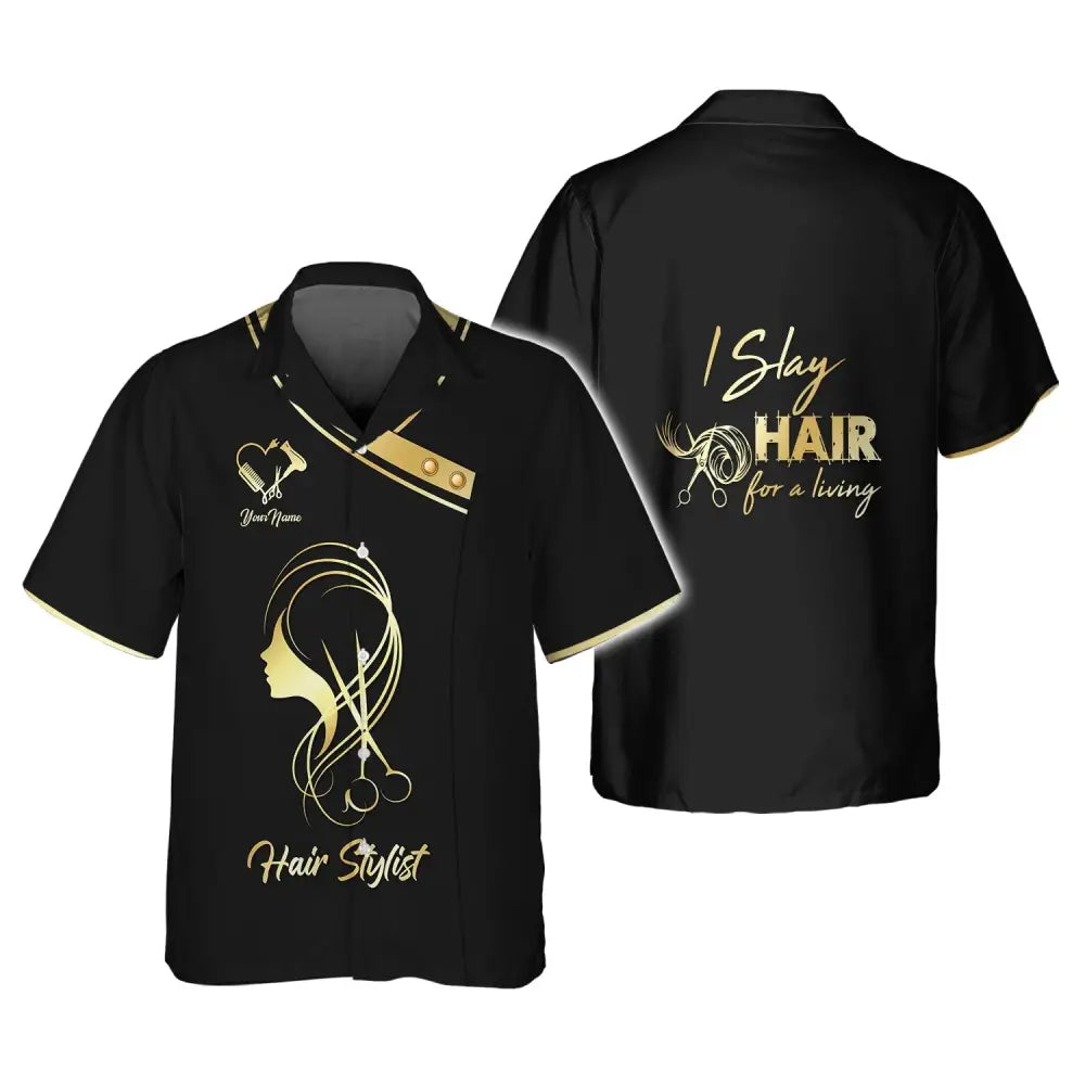 Women Shirt Hair Stylist Hairdresser Hoodie Sportwear T-Shirt