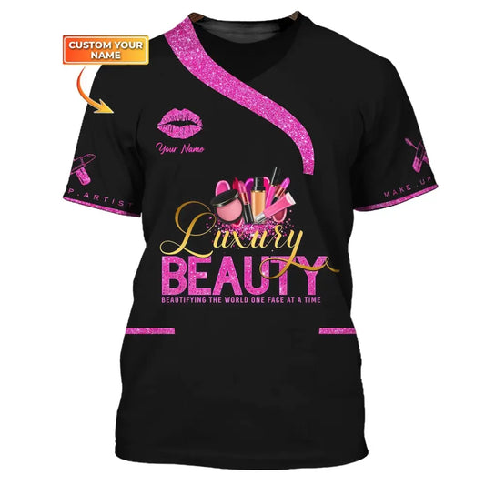 Women Shirt Makeup Artist Hoodie Sportwear T-Shirt / S