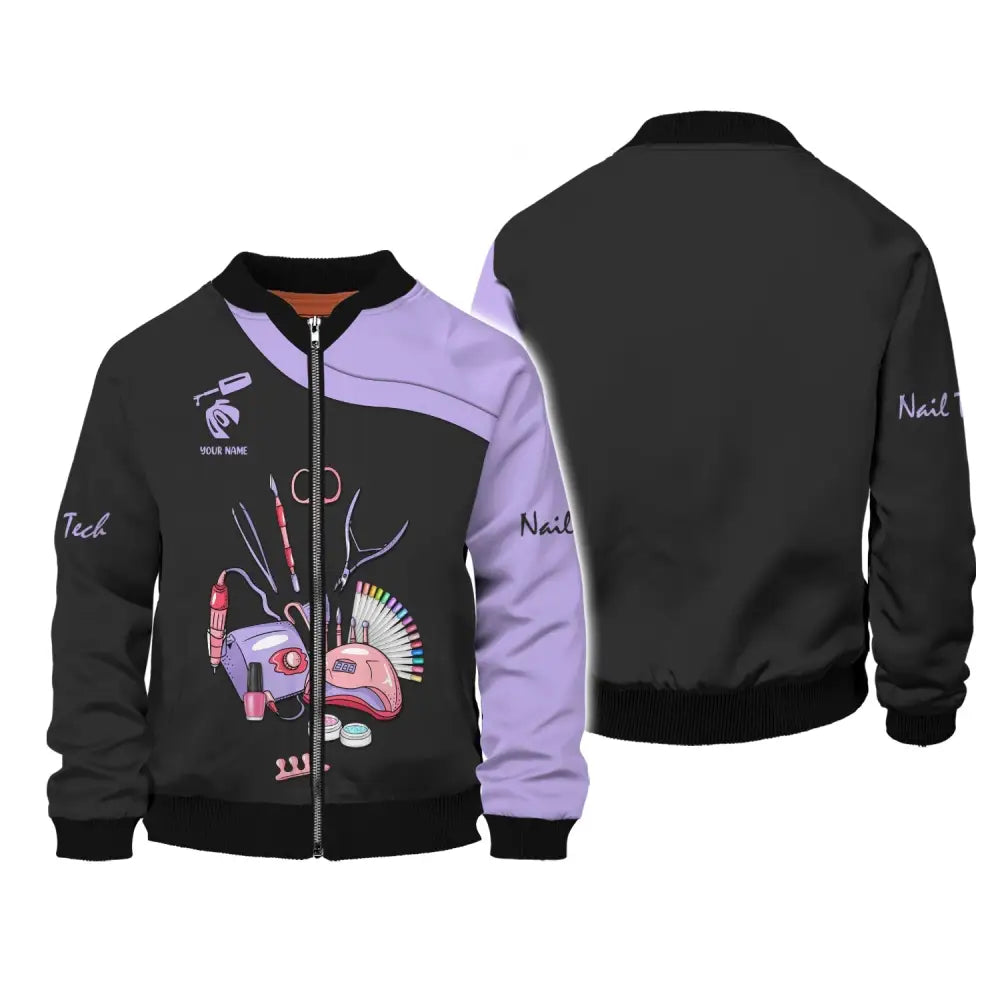 Women Shirt Nail Technician Tech Hoodie Sportwear T-Shirt