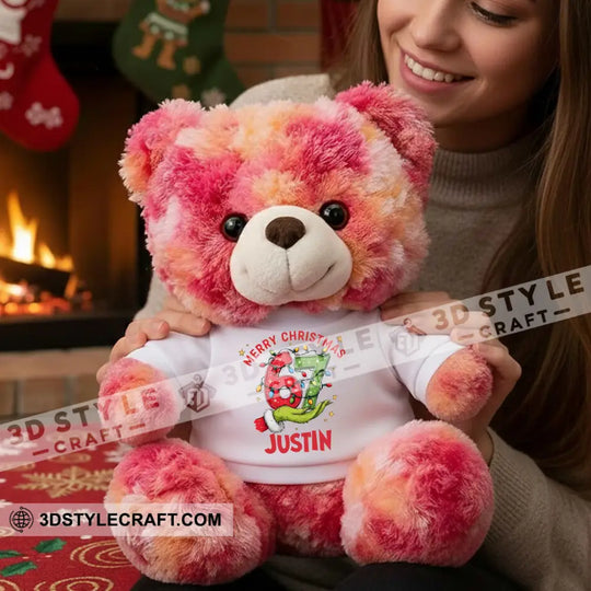 67 Christmas Bear, Personalized Teddy Bear Shirt style option 2