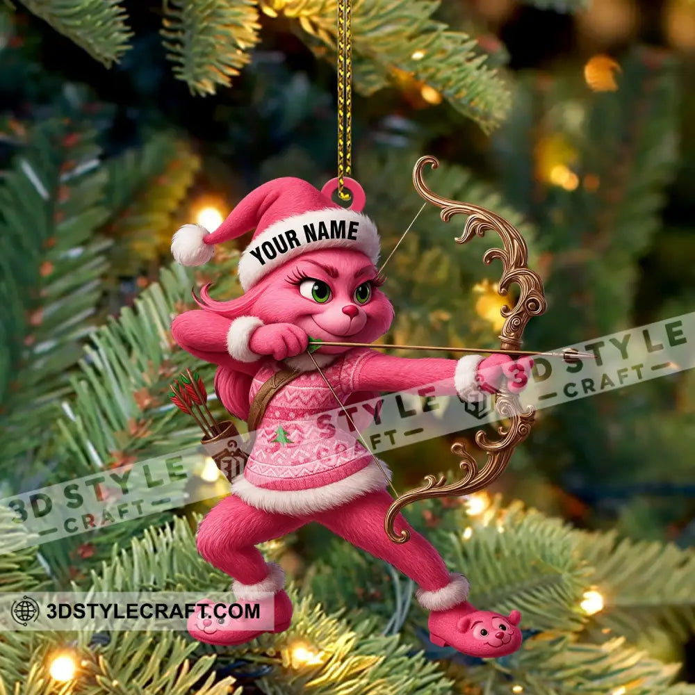 Archery Lover Home Decor Christmas Ornament Personalized Ornament Ornament