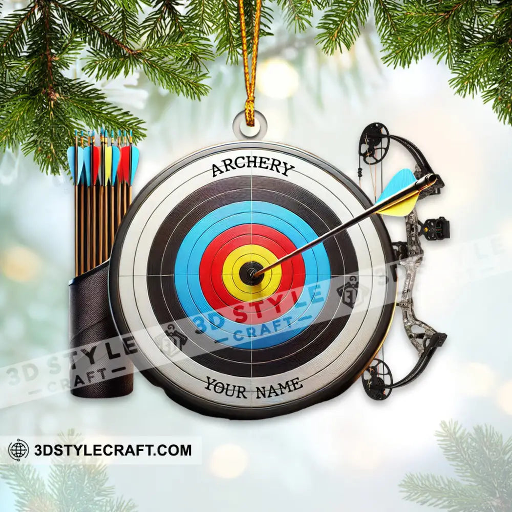 Darts Set Ornament Personalized