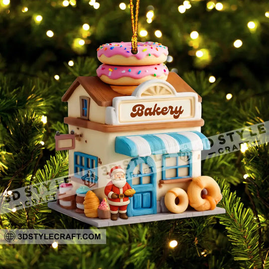 Bakery Christmas, Home Decor, Christmas Ornament, Personalized Ornament style option 3