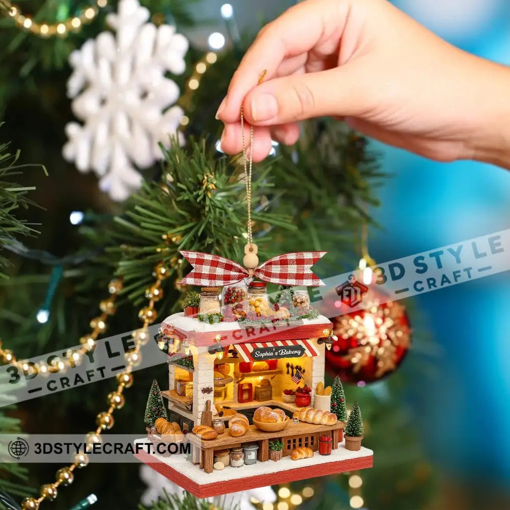 Bakery Home Decor Christmas Ornament Personalized Ornament Ornament