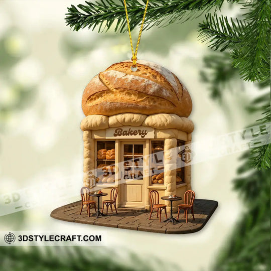 Bakery Shop, Home Decor, Christmas Ornament, Personalized Ornament style option 2