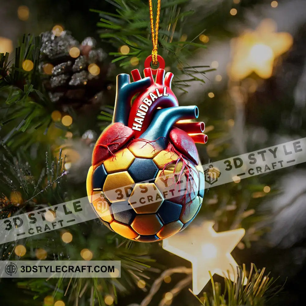 Ball Heart Home Decor Christmas Ornament Personalized