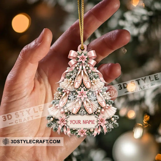 Ballet Christmas Tree Home Decor, Christmas Ornament, Personalized Ornament style option 2