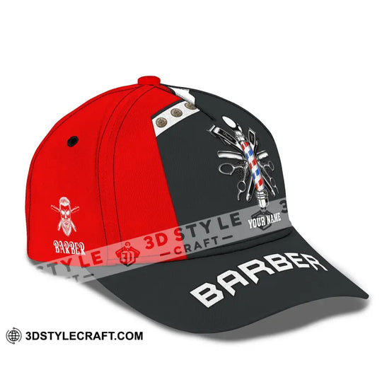 Barber Classic Cap, Hairstylist Hat, Unisex Barber Hat style option 2
