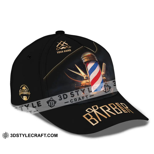 Barber Classic Cap, Hairstylist Hat, Unisex Barber Hat Hairstylist style option 2