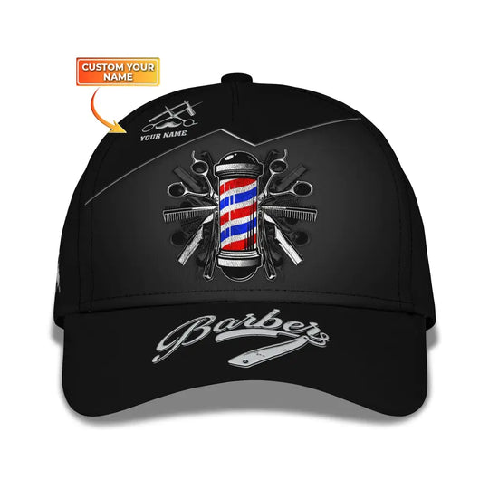 Barber Classic Cap, Hairstylist Hat, Unisex Barber Hat style option 1