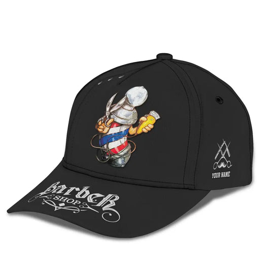 Barber Classic Cap, Hairstylist Hat, Unisex Barber Hat style option 3