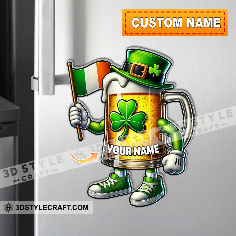 Beer Patrick’s Day Fridge Magnet - Personalized