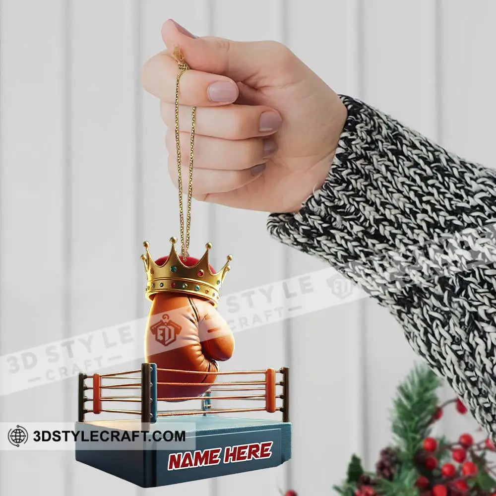 Boxing Home Decor Christmas Ornament Personalized Ornament Ornament