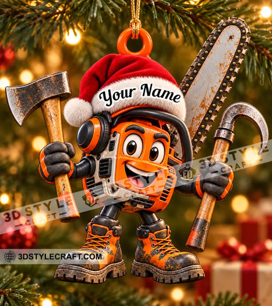 Carpenter Home Decor, Christmas Ornament, Personalized Ornament style option 2
