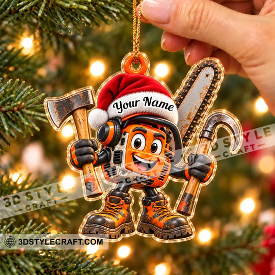 Carpenter Home Decor, Christmas Ornament, Personalized Ornament style option 3
