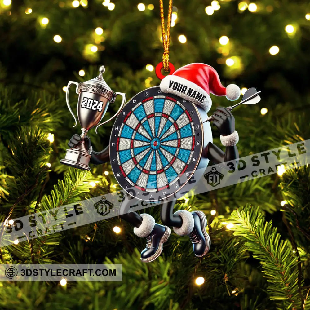 Champion Darts Home Decor Christmas Ornament Personalized