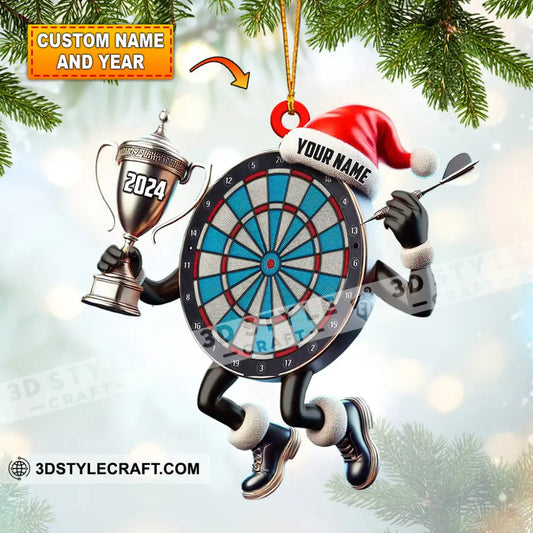 Champion Darts Home Decor Christmas Ornament Personalized 3.54’’ / 1