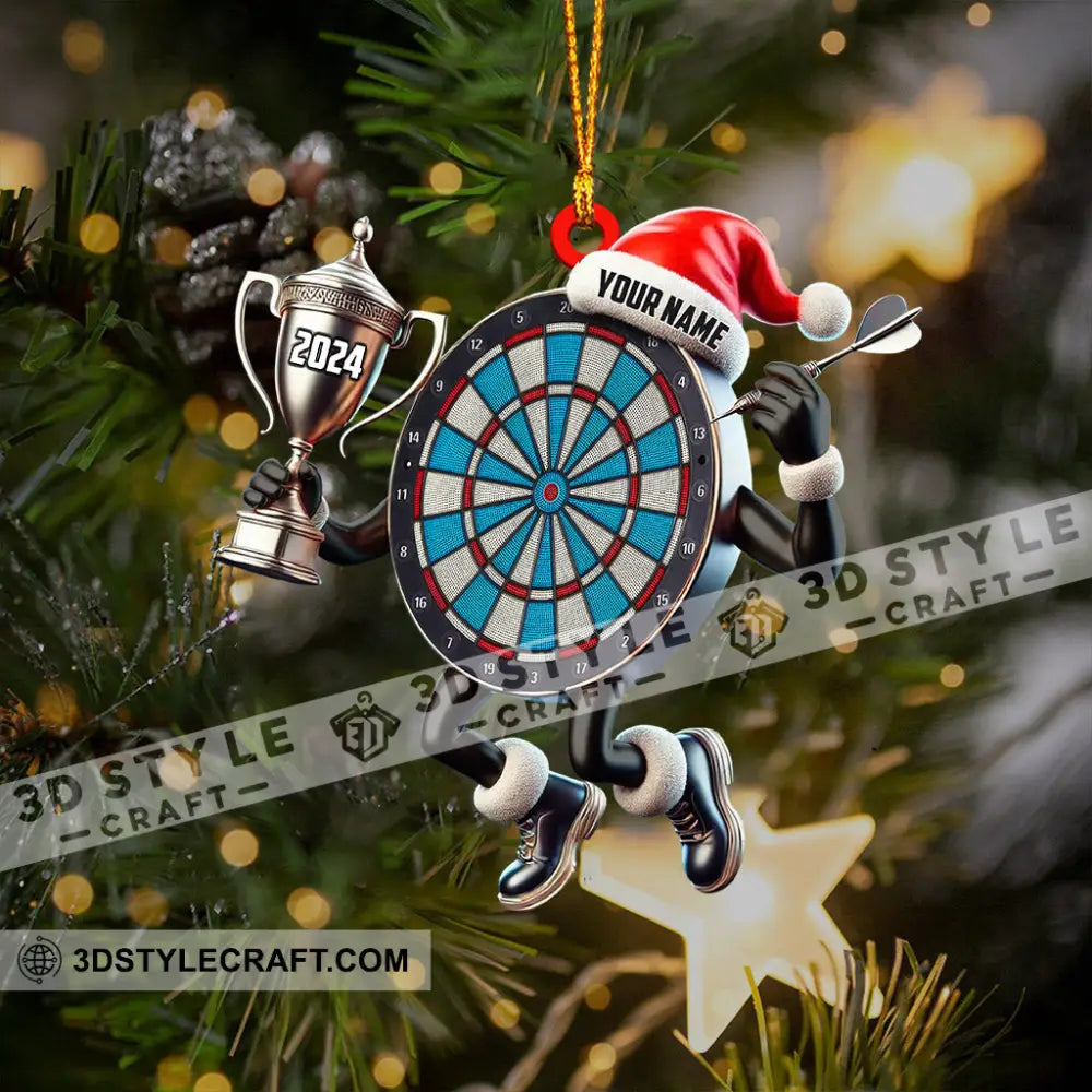 Champion Darts Home Decor Christmas Ornament Personalized