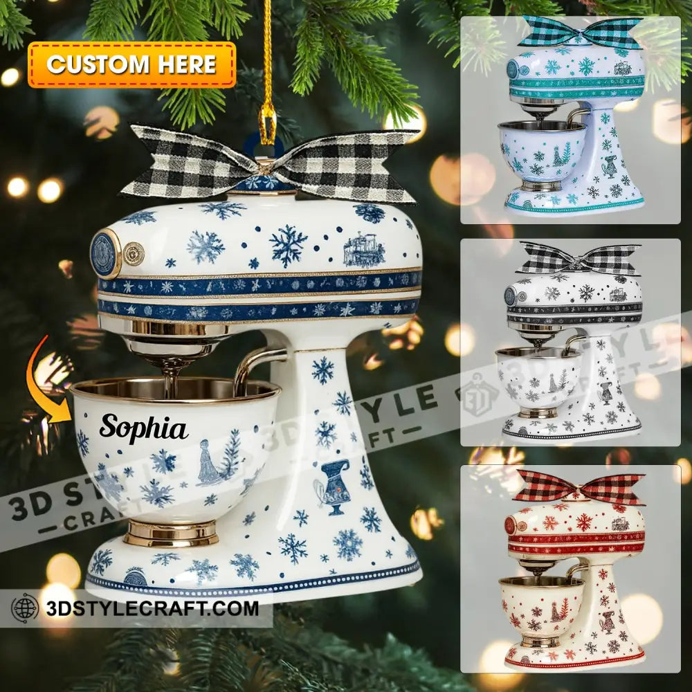 Christmas Baking Home Decor Christmas Ornament Personalized Ornament 3.54’’ / 1 Ornament Ornament