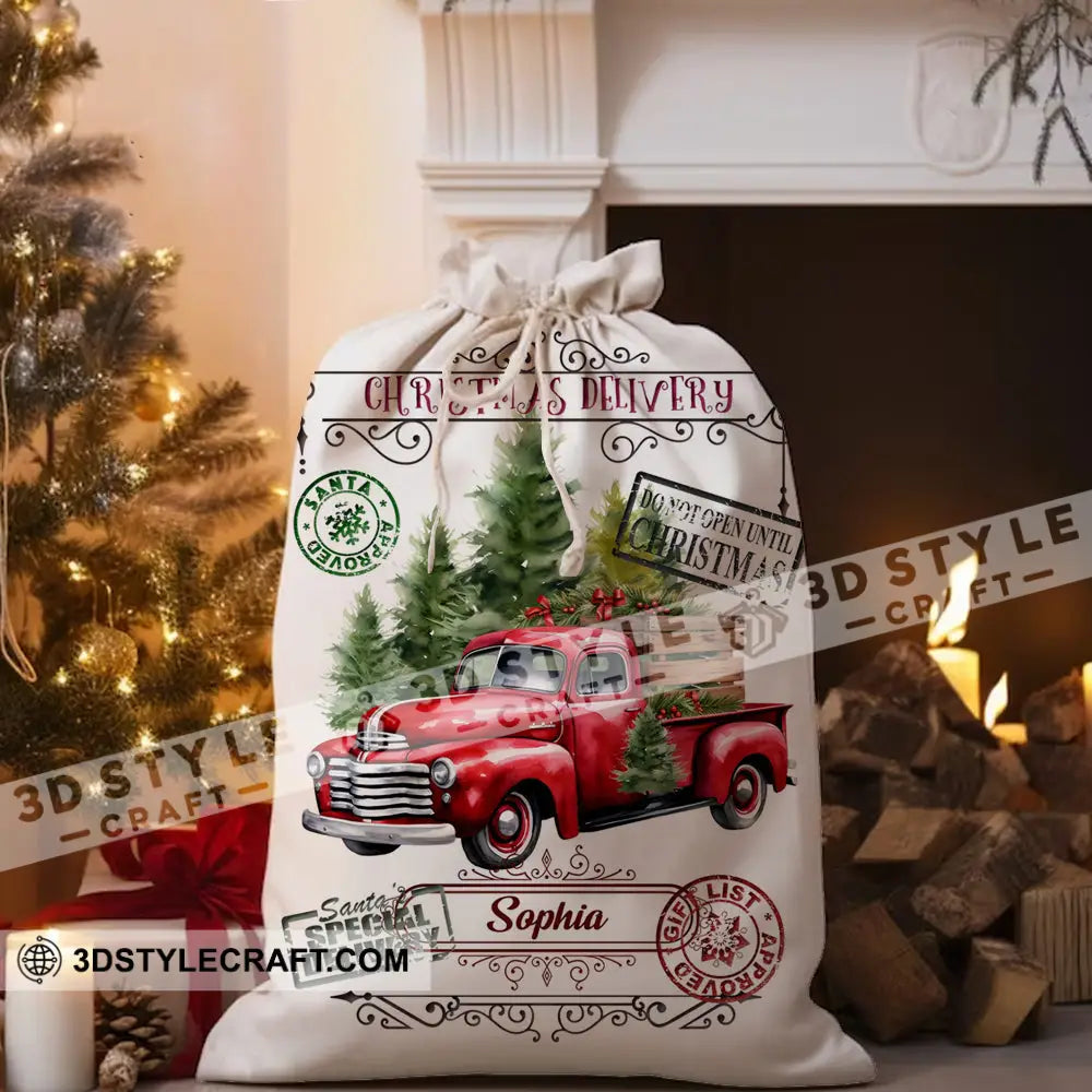 Car Customised String Christmas Delivery Car Custom Text, Personalized String Bag, Christmas