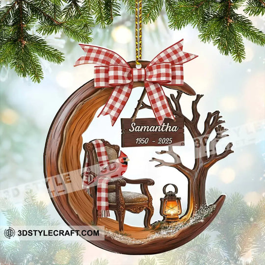 Christmas Memorial Home Decor, Christmas Ornament, Personalized Ornament style option 2