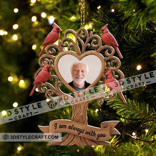 Christmas Memorial Home Decor, Christmas Ornament, Personalized Ornament style option 3