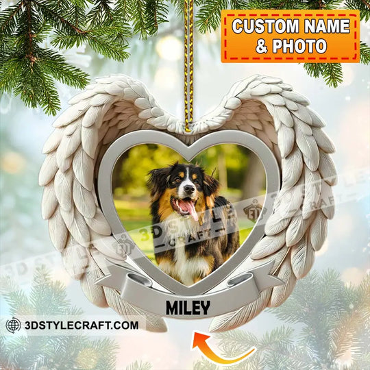 Christmas Memorial Pet Home Decor, Christmas Ornament, Personalized Ornament style option 1