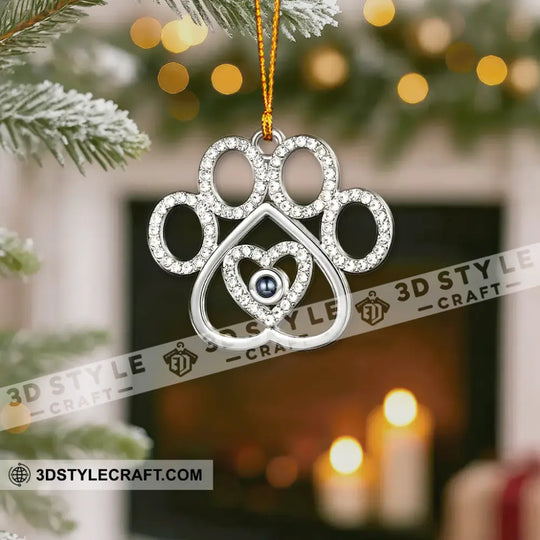 Christmas Memorial Pet Home Decor, Christmas Ornament, Personalized Ornament style option 4