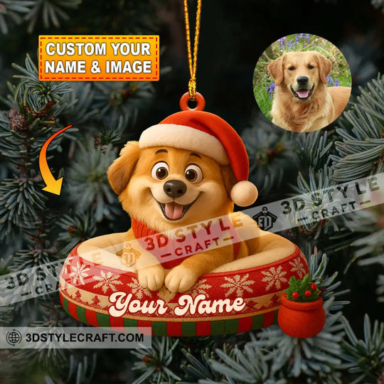 Christmas Pet, Home Decor, Christmas Ornament, Personalized Ornament style option 1