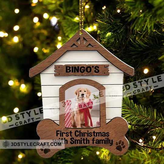 Christmas Pet Home Decor, Christmas Ornament, Personalized Ornament style option 3