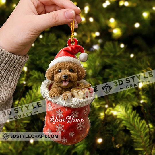Christmas Pet Photo Home Decor, Christmas Ornament, Personalized Ornament style option 3