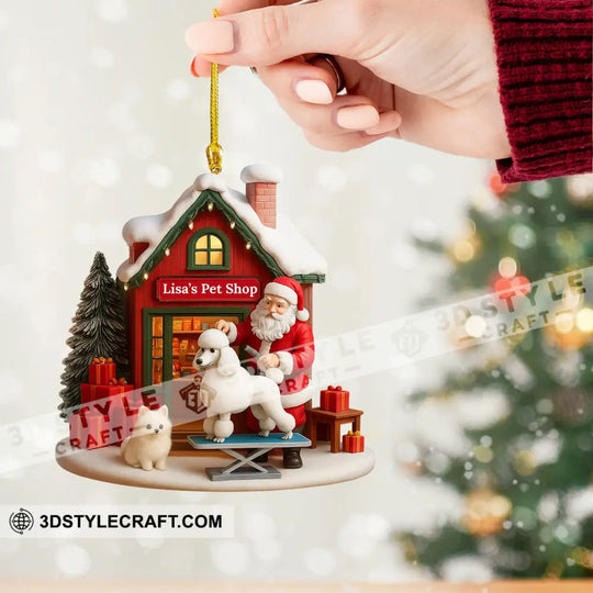 Christmas Pet Shop, Home Decor, Christmas Ornament, Personalized Ornament style option 2